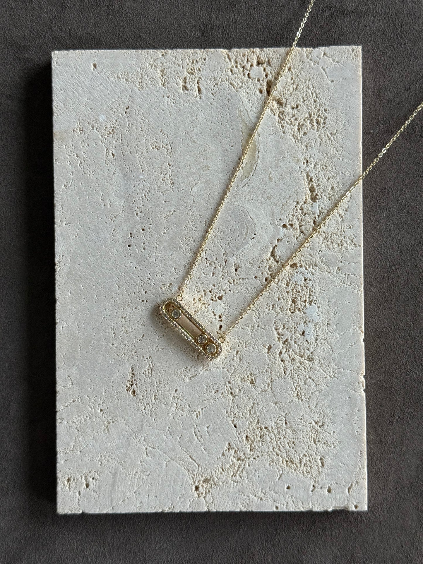 Trilune Necklace