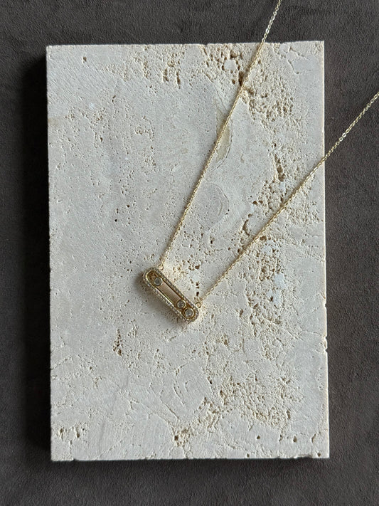 Trilune Necklace